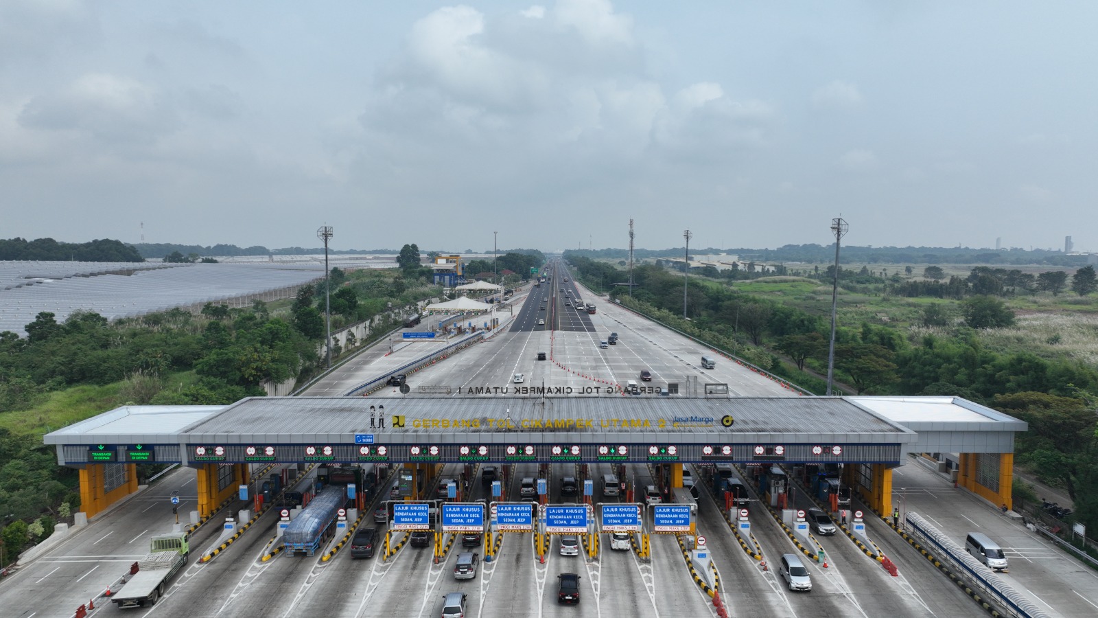 H Lebaran Jasa Marga Transjawa Tol Catat Ribu Kendaraan