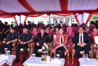 Ketua DPR RI Puan Maharani menghadiri Hari Ulang Tahun (HUT) ke-74 Korps Brimob di Mako Brimob Kelapa Dua, Depok / Foto Istimewa 