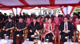 Ketua DPR RI Puan Maharani menghadiri Hari Ulang Tahun (HUT) ke-74 Korps Brimob di Mako Brimob Kelapa Dua, Depok / Foto Istimewa 