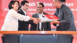 Menpora usai menghadiri Sertijab NOC Indonesia periode 2019-2023 / Istimewa