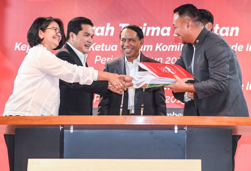 Menpora usai menghadiri Sertijab NOC Indonesia periode 2019-2023 / Istimewa