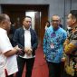 Sesmenpora Gatot S. Dewa Broto bersama sejumlah pejabat eselon I dan II Kemenpora mengikuti rapat dengar pendapat bersama Komisi X DPR RI di Gedung DPR, Jakarta, Rabu (13/11/2019) / daelpos.com