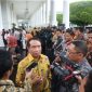 Menpora Zainudin Amali menghadiri Penyerahan Daftar Isian Pelaksanaan Anggaran (DIPA) dan Penyerahan Buku Daftar Alokasi Transfer ke Daerah dan Dana Desa tahun 2020 oleh Presiden Joko Widodo kepada kementerian, lembaga, dan daerah di Istana Negara / Istimewa