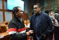 Wakil Ketua Komisi X DPR RI Dede Yusuf Macan Effendi usai rapat kerja Komisi X DPR RI dengan Menpora RI Zainudin Amali. Foto Istimewa