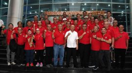 Selaturahmi Menteri Koperasi dan UKM Teten Masduki bersama Forum Komunikasi Besar Indonesia (Forkom KBI) di Smesco Indonesia Jakarta, Minggu (10/11/2019) / daelpos.com