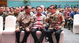 Menpora Zainudin Amali menghadiri Rapat Koordinasi Nasional (Rakornas) Pengadaan Barang/Jasa Pemerintah yang dibuka secara langsung oleh Presiden Joko Widodo, di Balai Sidang JCC, Senayan / Istimewa