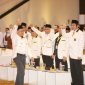 Presiden PKS Mohamad Sohibul Iman di depan peserta Rakornas PKS / Istimewa