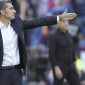 Pelatih Barca Ernesto Valverde di laga lawan Levante. -Istimewa-