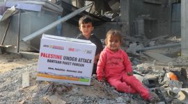 Anak-anak di Gaza hidup dalam ketidakpastian. Bantuan kemanusiaan menjadi penyemangat mereka melanjutkan hidup / Foto Istimewa