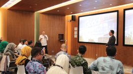 Deputi bidang SDM Aparatur Kementerian PANRB saat memberi sambutan dalam kegiatan kunjungan di Kantor Google Indonesia, Jakarta / Foto Istimewa
