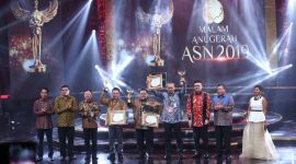 Para pemenang Anugerah ASN 2019 kategori The Future Leader saat akan menerima penghargaan di Jakarta, Foto Istimewa