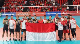 Tim voli Indonesia raih emas SEA Games 2019 / Foto Istimewa