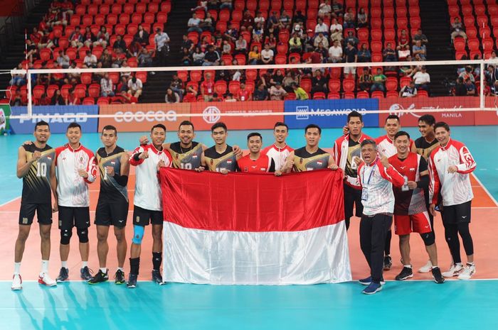 Tim voli Indonesia raih emas SEA Games 2019 / Foto Istimewa