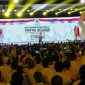 Ketua Umum Partai Golkar Airlangga Hartarto menyampaikan rasa terima kasih terhadap Ketua MPR Bambang Soesatyo alias Bamsoet. Foto Istimewa