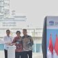 Menperin Agus Gumiwang Kartasasmita mendampingi Presiden Jokowi meresmikan milik PT. Chandra Asri Petrochemical Tbk, di Kabupaten Cilegon, Provnsi Banten / Foto Istimewa