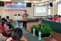 Asdep Kewirausahaan Kemenkop dan UKM Nasrun saat memberikan sambutan pada acara pelatihan kewirausahaan tiga angkatan sekaligus di Labuan Bajo, Manggarai Barat, Nusa Tenggara Timur, beberapa waktu lalu