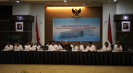 Menteri Koperasi dan UKM Teten Masduki memimpin Rapat Koordinasi dan Sinergi Pemberdayaan Koperasi dan UMKM tahun 2020-2024 yang dihadiri Kepala Dinas yang membidangi koperasi dan UMKM seluruh Indonesia, Jakarta, Senin (09/12/2019).