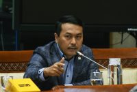 Anggota Komisi XI DPR RI Rudi Hartono Bangun saat Rapat Dengar Pendapat Komisi XI DPR RI dengan Direktur Utama PT. ASABRI Sonny Widjaja, di Gedung Nusantara I, Senayan, Jakarta