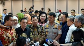 Wakil Ketua DPR RI Sufmi Dasco Ahmad usai Focus Group Discussion (FGD) dengan melibatkan Komisi IX dengan BPJS Kesehatan, Kementerian Kesehatan, Kejaksaan Agung, Polri dan BPK. di Ruang Rapat Pansus B, Gedung Nusantara II, Senayan, Jakarta