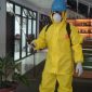 PT Pertamina Geothermal Energy (PGE) lakukan penyemprotan disinfektan / Foto Istimewa