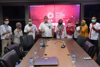 Biro Humas dan Hukum Kementerian Pemuda dan Olahraga (Kemenpora) menyaksikan pengumuman Public Relations Indonesia Awards 2020 di kantor Kemenpora RI. 