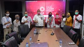 Biro Humas dan Hukum Kementerian Pemuda dan Olahraga (Kemenpora) menyaksikan pengumuman Public Relations Indonesia Awards 2020 di kantor Kemenpora RI. 