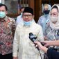 Ketua Tim Pengawas (Timwas) Pelaksanaan Penanganan Bencana Pandemi Covid-19 DPR RI Abdul Muhaimin Iskandar usai memimpin rapat kerja Timwas Covid-19 DPR RI dengan Menteri Kesehatan Terawan Agus Putranto di Kantor Kemenkes, Jakarta, Rabu (17/6/2020). Foto : Azka/Man