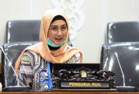Anggota Badan Legislasi DPR RI Desy Ratnasari saat rapat Panja RUU Praktik Psikologi di Ruang Rapat Baleg, Gedung Nusantara I DPR RI, Senayan, Jakarta, Senin (22/6/2020). Foto : Jaka/Man