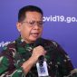  Wakil Koordinator Subbidang Pengamanan dan Penegakan Hukum Gugus Tugas Nasional Laksma TNI Ribut Eko (KOMBEN BNPB/Dume Sinaga)