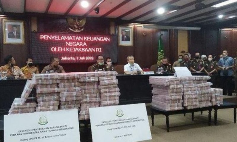 Sumber Foto Detik.com
Uang tunai Rp 97 miliar yang dieksekusi Kejaksaan Agung.