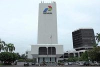 Gedung kantor Pertamina Pusat di Jakarta.