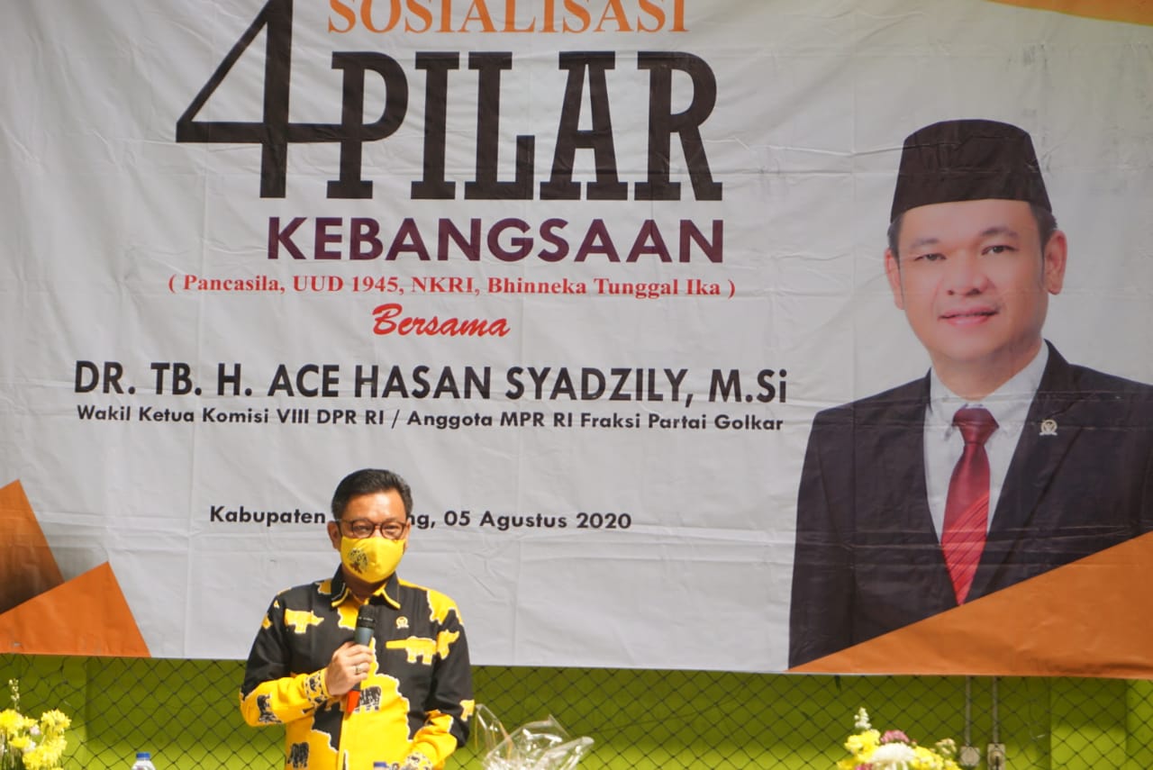 Sosialisasi Empat Pilar Kebangsaan Ace Hasan Pancasila Pemersatu Bangsa