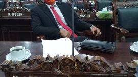 Ketua fraksi PDIP H Abdul Rohman SE. MM