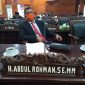 Ketua fraksi PDIP H Abdul Rohman SE. MM