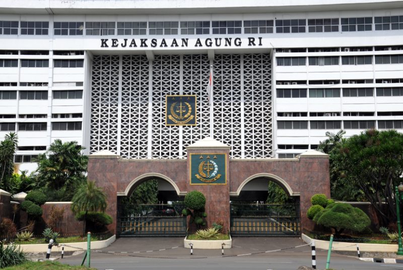 Kejaksaan Agung RI, di kawasan Blok M, Jakarta Selatan, Rabu (25/2)