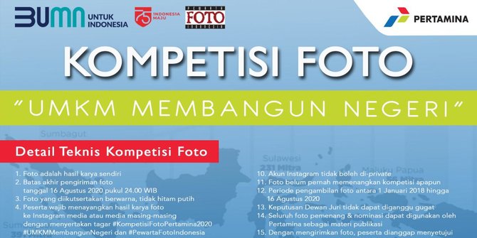 Kompetisi Jurnalis Foto Pertamina.