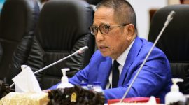 Ketua Komisi XI DPR RI Dito Ganinduto dalam rapat kerja bersama Menteri Keuangan Sri Mulyani Indrawati di Gedung DPR RI, Senayan, Jakarta, Selasa (15/9/2020). Foto : Azka/Man