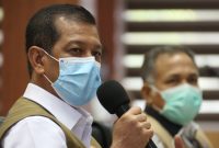 Doni Monardo dalam Rapat Koordinasi Penanganan COVID-19 dan Penyerahan Bantuan bersama Pemerintah Provinsi Aceh, di Aceh, Sabtu (26/9). (Komunikasi Kebencanaan BNPB / Ist