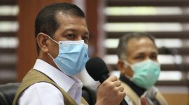 Doni Monardo dalam Rapat Koordinasi Penanganan COVID-19 dan Penyerahan Bantuan bersama Pemerintah Provinsi Aceh, di Aceh, Sabtu (26/9). (Komunikasi Kebencanaan BNPB / Ist