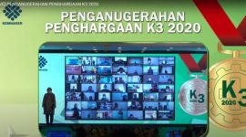 PGN raih penghargaaan bidang K3 dari Kemanaker RI tahun 2020 / Ist