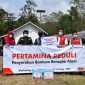 Pertamina salurkan bantuan untuk kebutuhan warga pengungsi Gunung Merapi pada Senin (9/11) di Barak Pengungsian Desa Glagaharjo Cangkringan, Sleman. (Dok. Pertamina)/net
