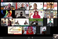 Kementerian Pemuda dan Olahraga Republik Indonesia (Kemenpora RI) menggandeng Universitas Islam Sultan Agung (Unissula) Semarang untuk mengembangkan dunia kewirausahaan dengan menggelar Kuliah Kewirausahaan Pemuda secara virtual, Senin (2/11) pagi. / Ist