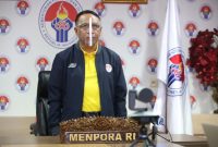 Menteri Pemuda dan Olahraga Republik Indonesia (Menpora RI) Zainudin Amali membuka acara uji publik grand desain keolahragaan / Ist