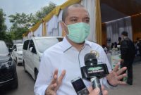 Anggota Komisi VI DPR RI Achmad Baidowi usai mengiktui pertemuan Tim Kunjungan Kerja Spesifik Komisi VI DPR RI dengan direksi PT Pupuk Indonesia di Cirebon, Jawa Barat, / Ist