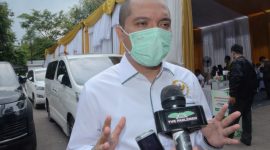 Anggota Komisi VI DPR RI Achmad Baidowi usai mengiktui pertemuan Tim Kunjungan Kerja Spesifik Komisi VI DPR RI dengan direksi PT Pupuk Indonesia di Cirebon, Jawa Barat, / Ist