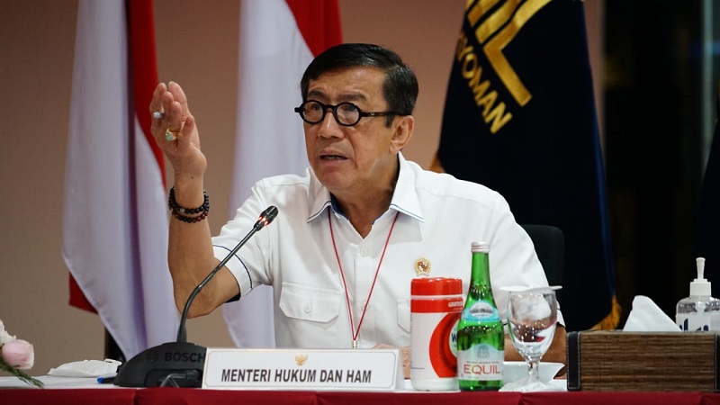 Menteri Hukum dan HAM Yasonna Laoly / Foto Ist / Net