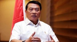  Kepala Staf Kepresidenan Moeldoko di Kantor Presiden, Jakarta, pada Selasa, 30 Maret 2021 / 