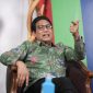Menteri Desa, Pembangunan Daerah Tertinggal dan Transmigrasi, Abdul Halim Iskandar mengisi kuliah online Akademi Desa dengan tema Kontribusi Transmigrasi membangun Negeri di Kantor Kementerian Desa PDTT, Jakarta, Kamis (1/7/2021).