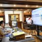 Menteri Desa, Pembangunan Daerah Tertinggal dan Transmigrasi, Abdul Halim Iskandar mengikuti Rapat Koordinasi Percepatan Pembangunan Infrastruktur dan Pengembangan Wilayah di Provinsi Riau yang dipimpin oleh Menteri Koordinator Bidang Kemaritiman dan Investasi, Luhut Binsar Pandjaitan melalui video conference. Rabu (28/07/21)