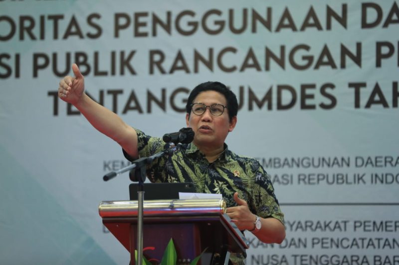 Menteri Desa, PDT dan Transmigrasi, Abdul Halim Iskandar. Foto: Matin/Kemendes PDTT / Foto Ist